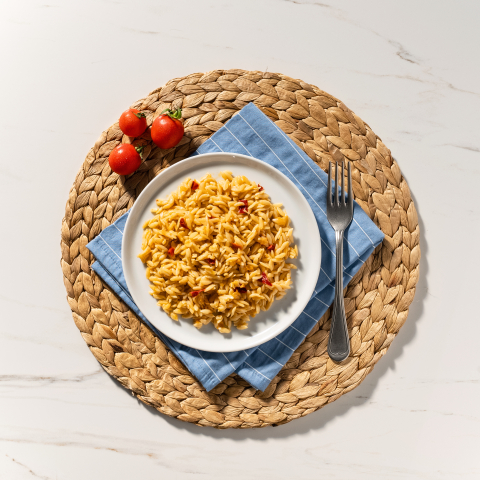 Orzo in Tomato Sauce