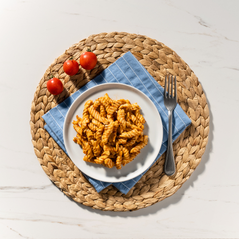 Pasta with Salsa Sauce 