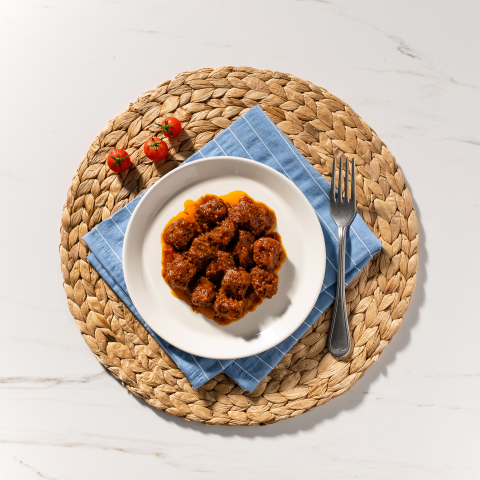 B-02 Meatballs with Tomato Sauce
