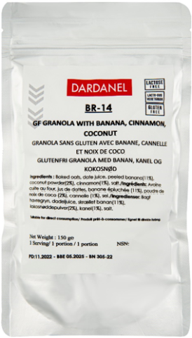 BR-14 Granola with Banana, Cinnamon, Coconut